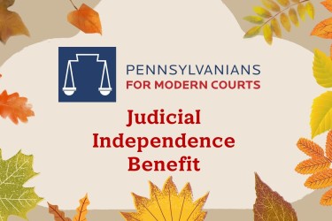 Title slide of the 2024 Judicial Independence Benefit E-Tribute